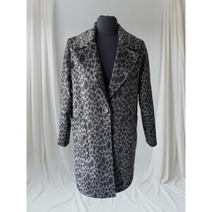 Women's Leopard Coat, M